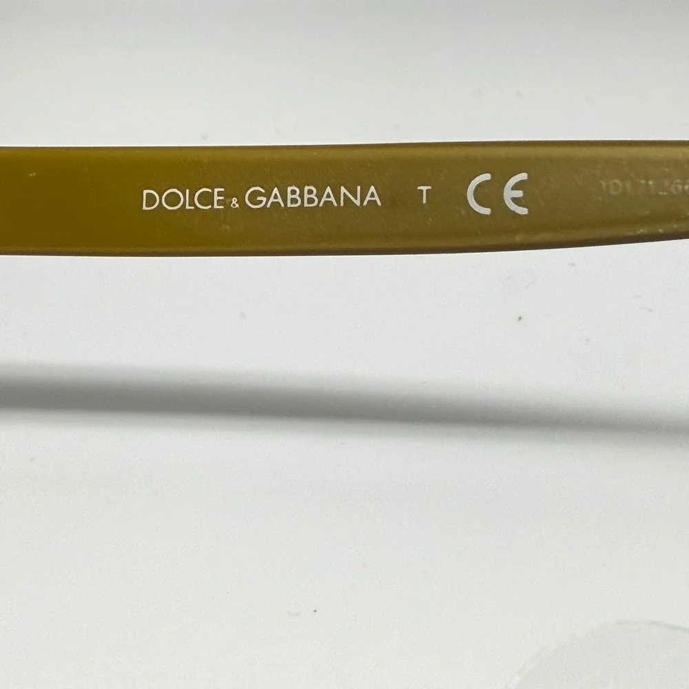 Dolce & Gabbana DG 1273 1269 Brown Tortoise Gold Rectangular Eyeglass 53-16-140